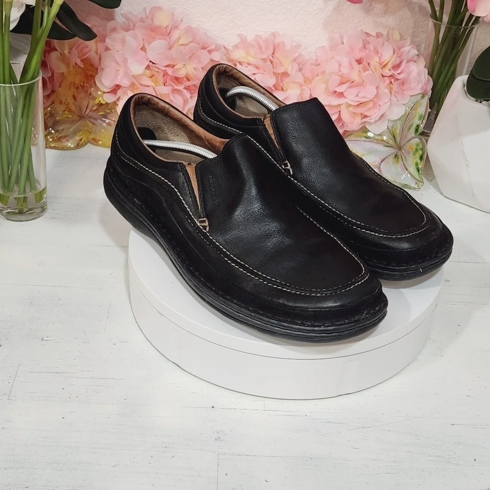 Merrell Zen Black Mens Leather Slip On Shoes Sz. 13_4